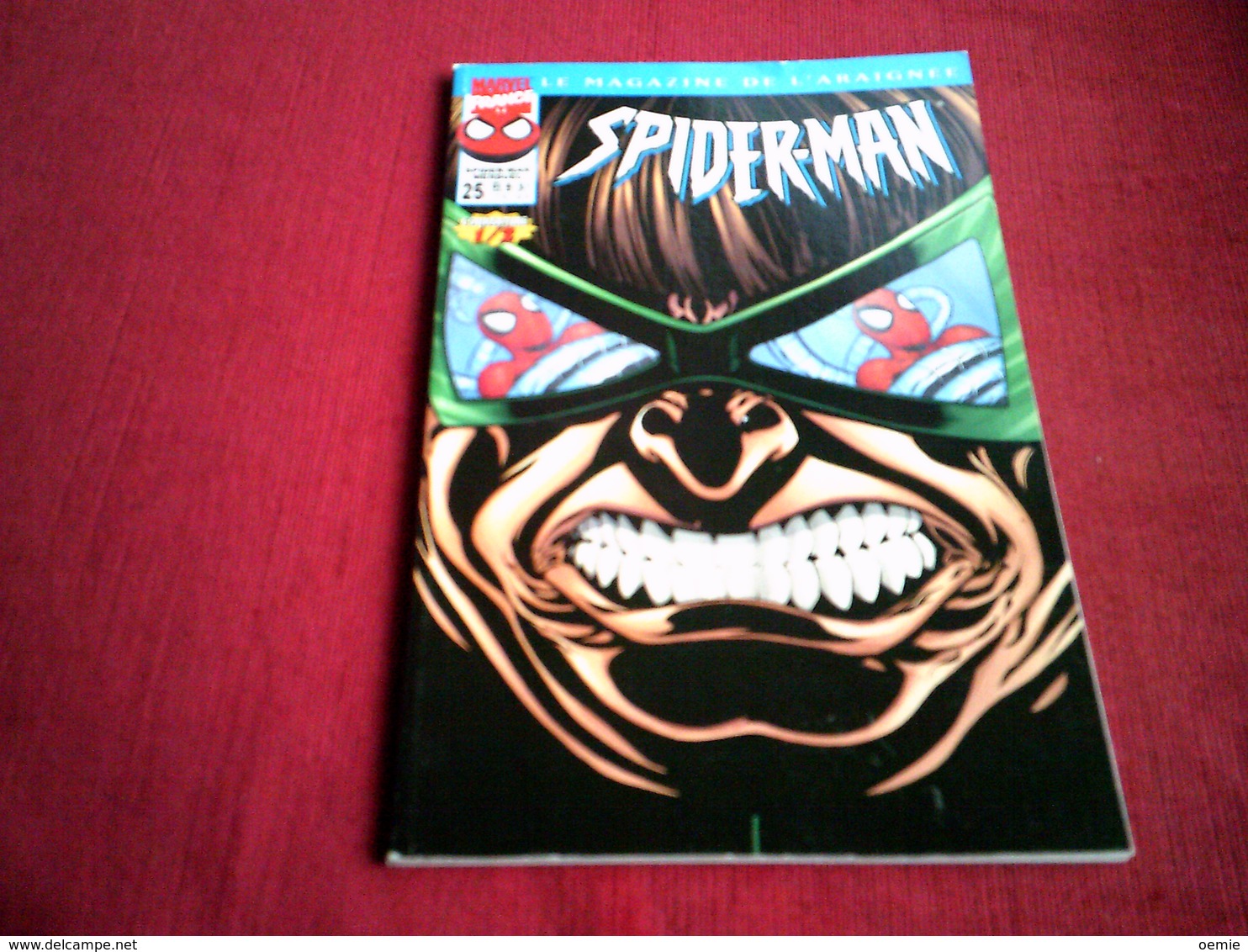 SPIDER MAN  LE MAGAZINE DE L'ARAIGNEE  N° 25   /  COUVERTURE 1 / 2   /   FEVRIER  1999 - Spiderman