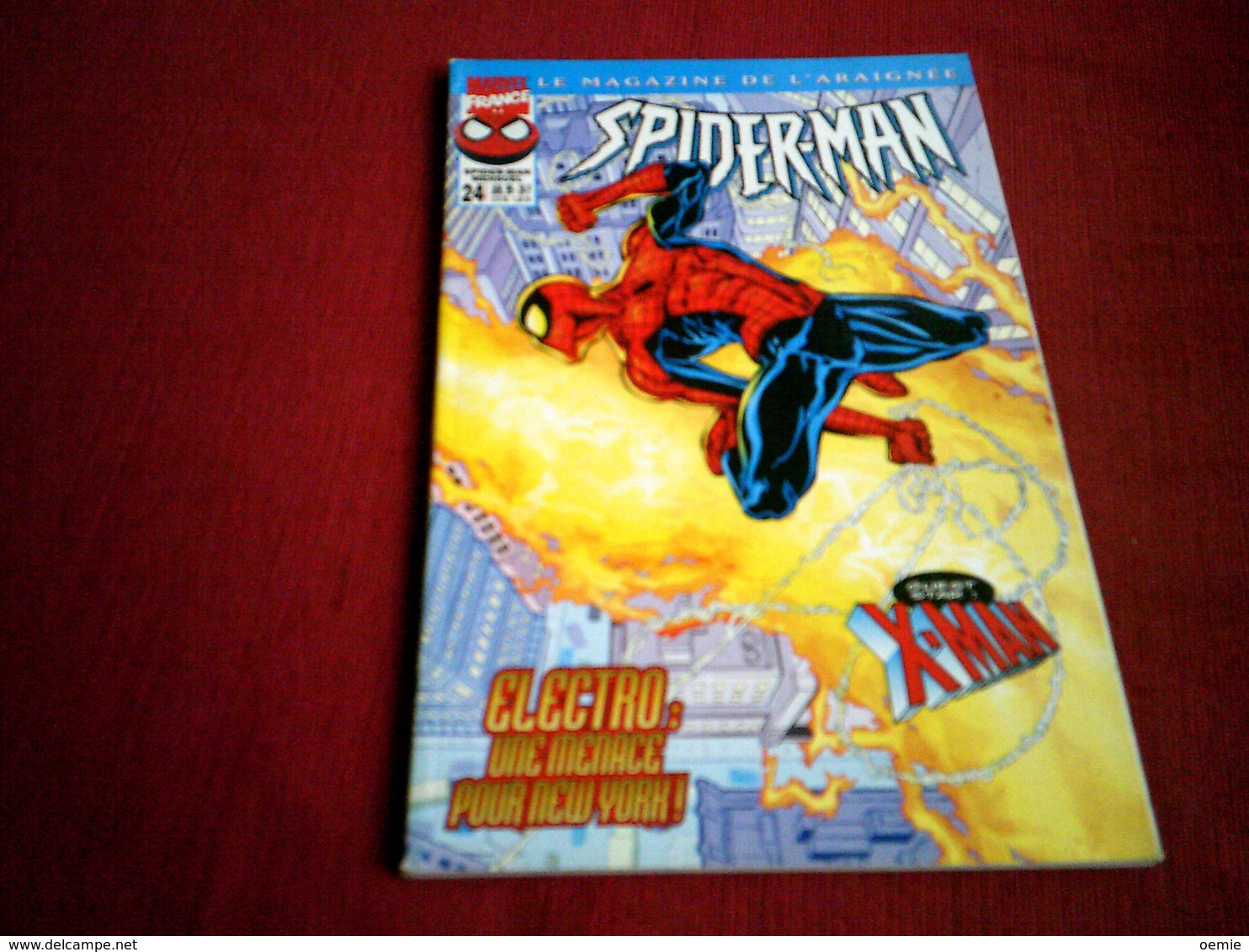 SPIDER MAN  LE MAGAZINE DE L'ARAIGNEE  N° 24   /  ELECTRO UNE MENACE POUR NEW YORK   /   JANVIER 1999 - Spiderman