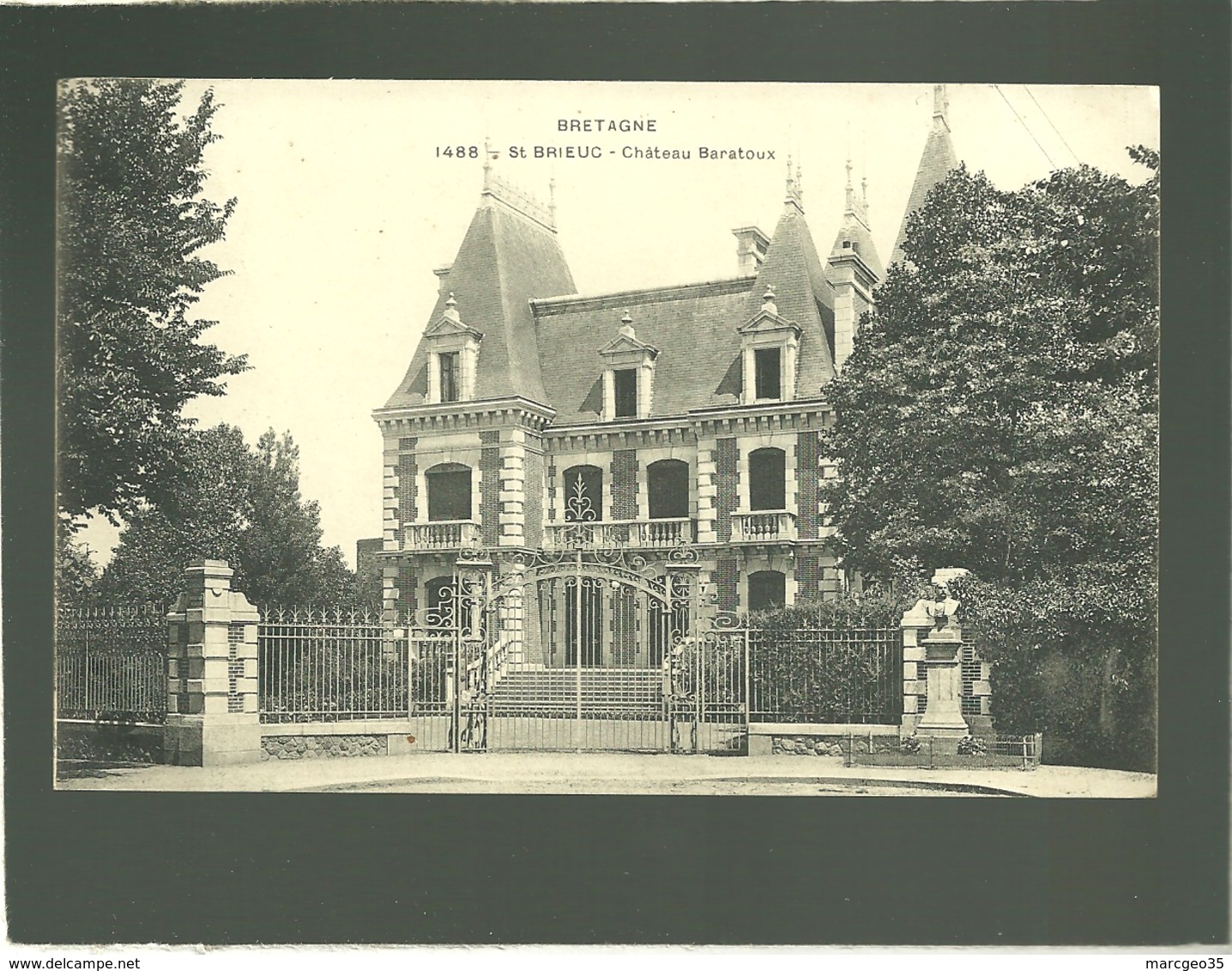 22 St Brieuc Chateau Baratoux édit. MTIL N° 1488 - Saint-Brieuc