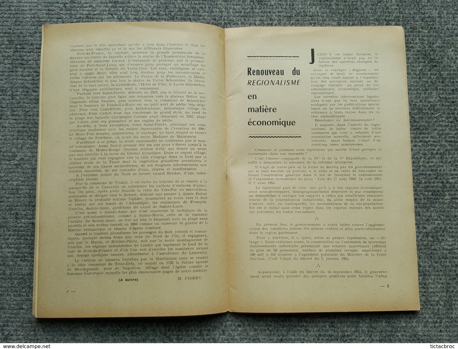 revue Terroirs de France novembre décembre 1960 numéro 15