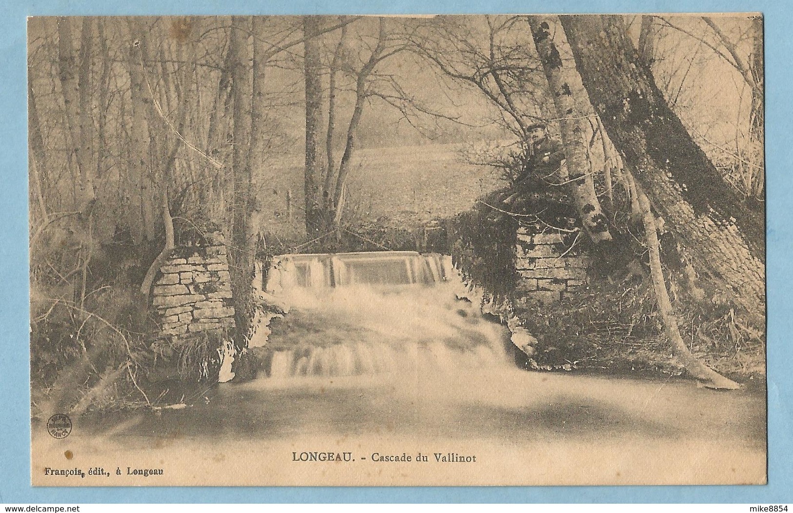 2053  CPA   LONGEAU (Haute-Marne)  Cascade Du Vallinot  +++++ - Le Vallinot Longeau Percey