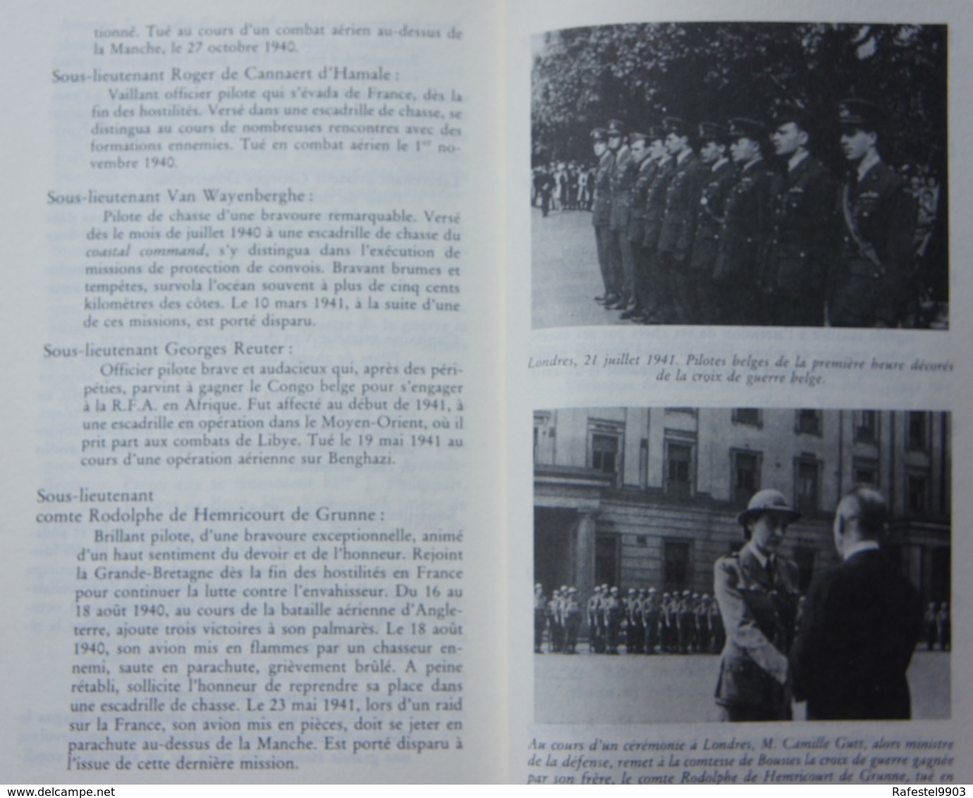 Livre Les Belges de la RAF dans la Bataille d'Angleterre Royal Air Force Force Aérienne Luchtmacht Aviation1939-45