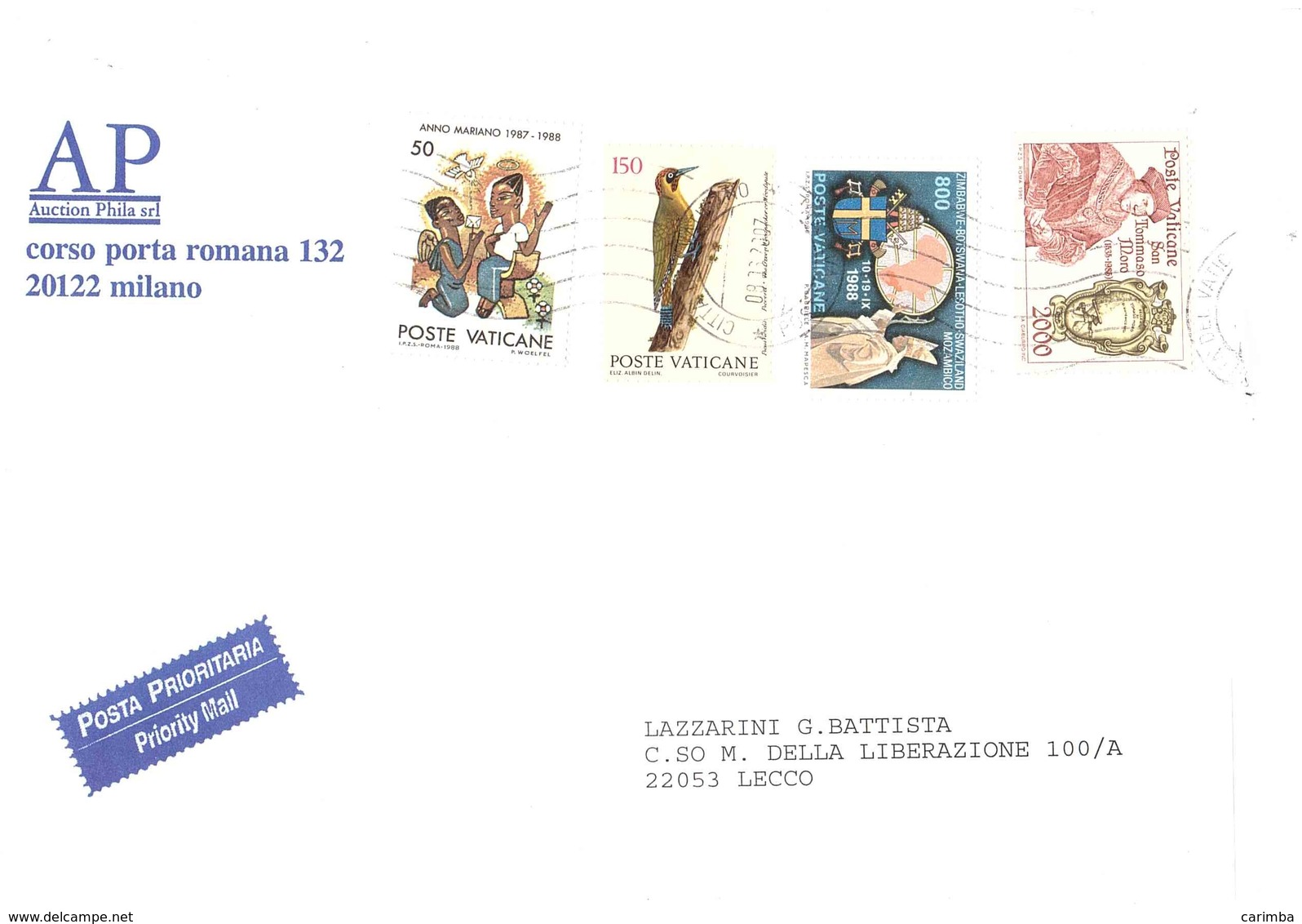 LETTERA X ITALIA - Covers & Documents