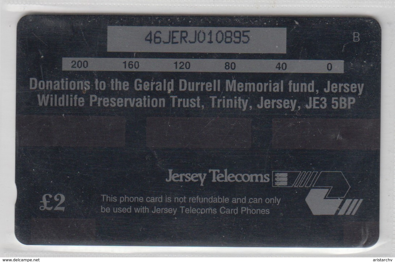 JERSEY 1996 GERALD DURRELL ST. LUCIA PARROT SPECIES RECOVERY - Loros