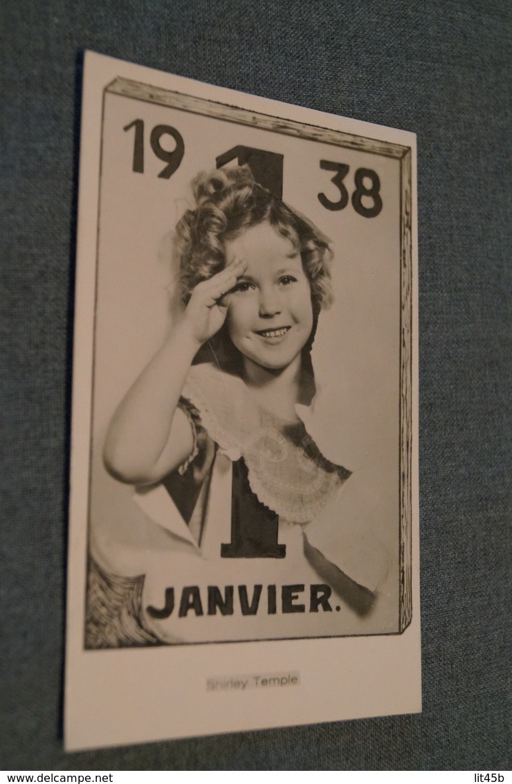 Ancienne Photo Carte Postale Avec Shirley Temple AN 1938 - Célébrités