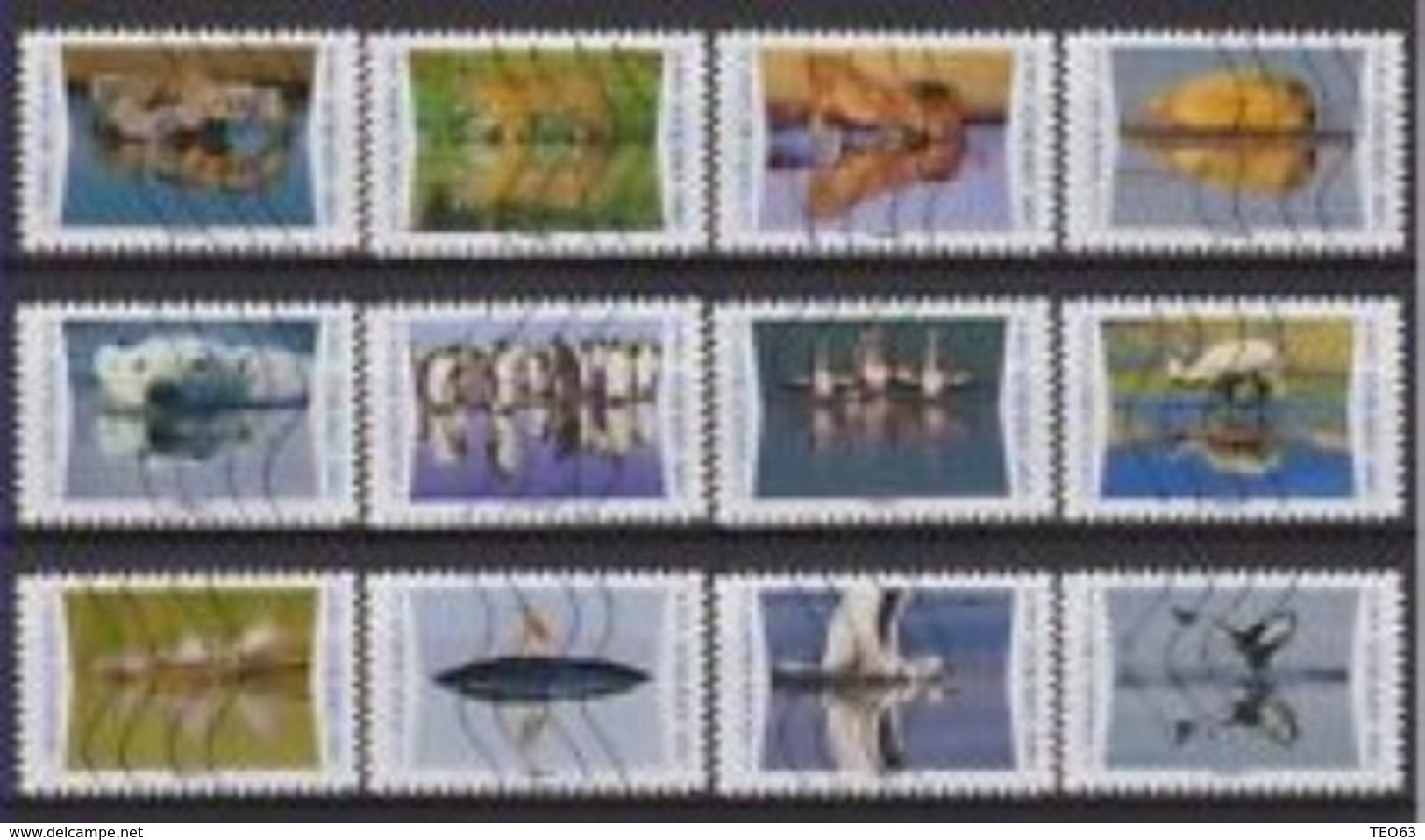 SÉRIE COMPLÈTE 12 TIMBRES 2020 ANIMAUX Du MONDE - Gebraucht