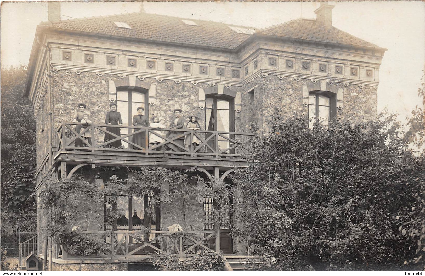 ¤¤  -  SCEAUX   -  Carte-Photo De L'arrière De La Maison Située Au 6 Rue Du Lycée      -  ¤¤ - Sceaux