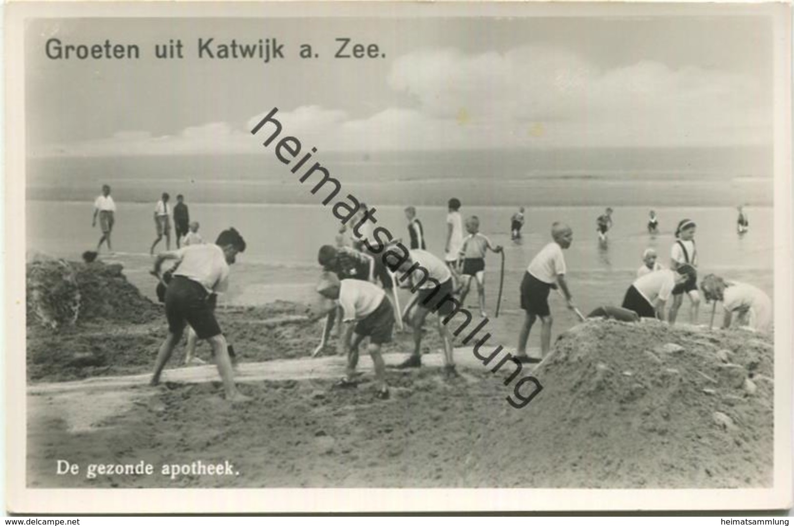 Groeten Uit Katwijk A. Zee - De Gezonde Apotheek - Foto-AK - Katwijk (aan Zee)