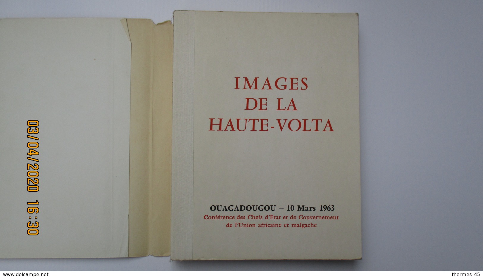 IMAGES DE LA HAUTE- VOLTA / 1963 DILOUTREMER PARIS - Geschichte