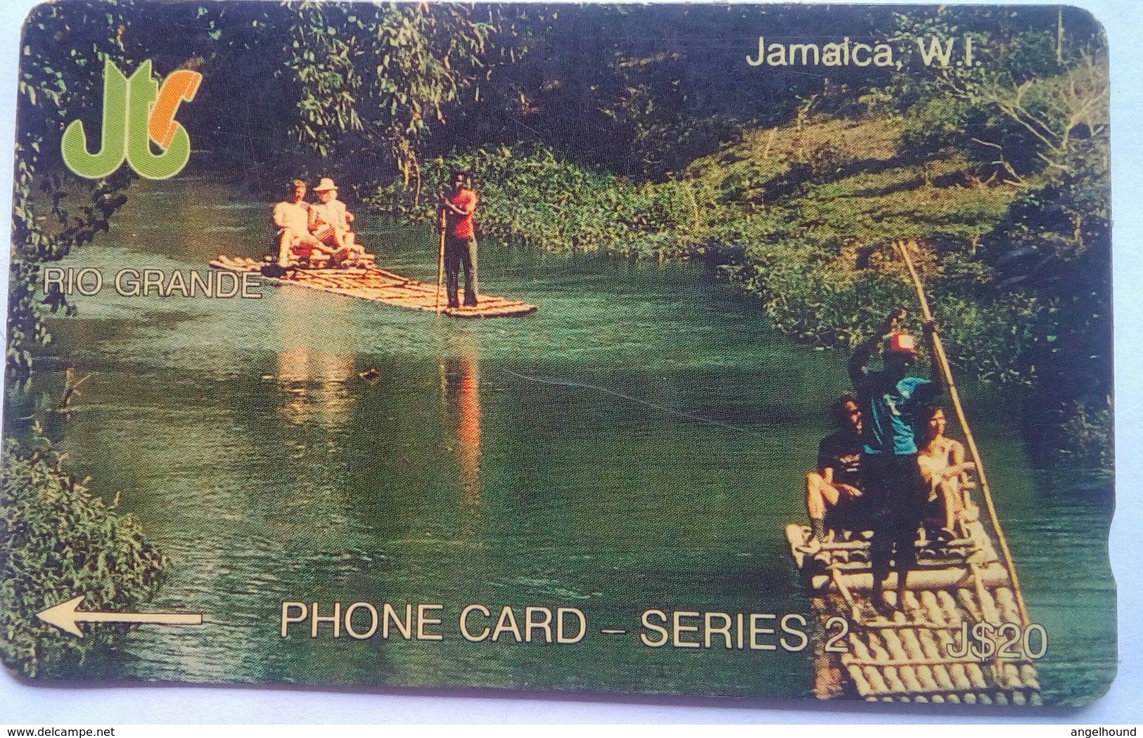 Jamaica  J$20  1JAMB  " Rio Grande  " - Jamaïque