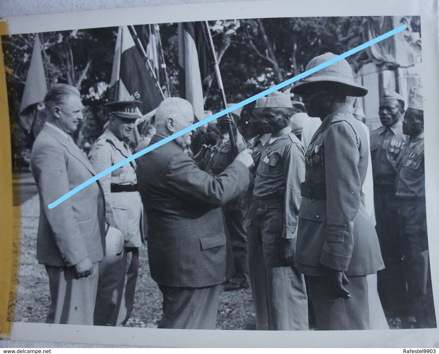 Photox2 ABL CONGO Kongo 1948 Commémoration Combats De Kato 1914-18 Armée Belge Belgische Leger Militaria - Guerre, Militaire