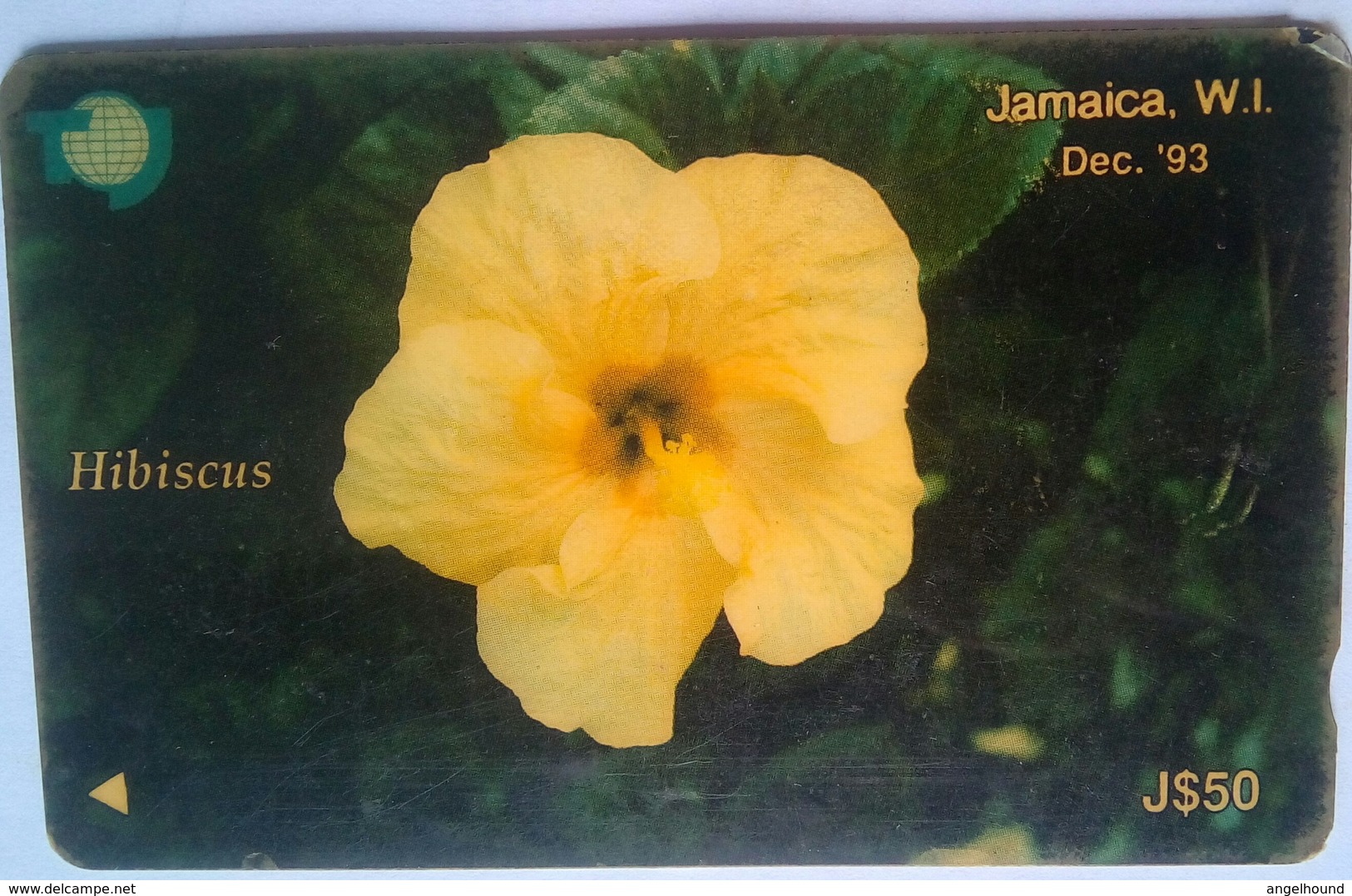 Jamaica J$50  16JAMD Hibiscus - Jamaïque