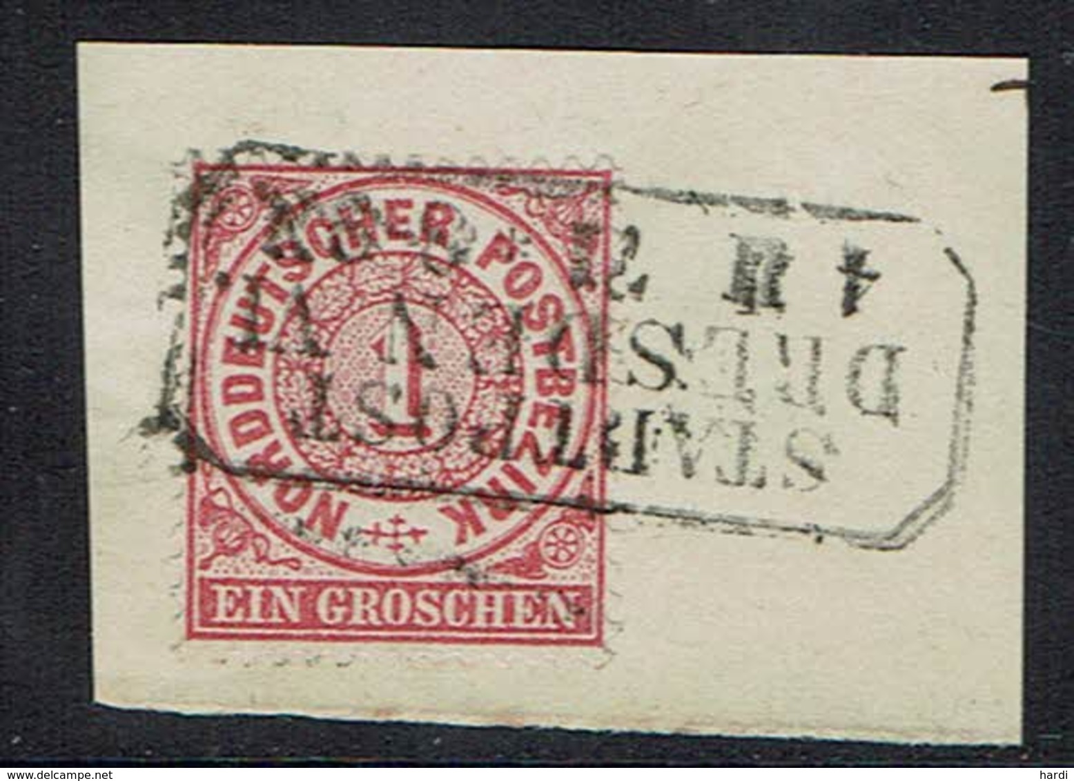 Deutschland Norddeutscher Bund , 1869,  MiNr 16, Gestempelt - Sonstige & Ohne Zuordnung