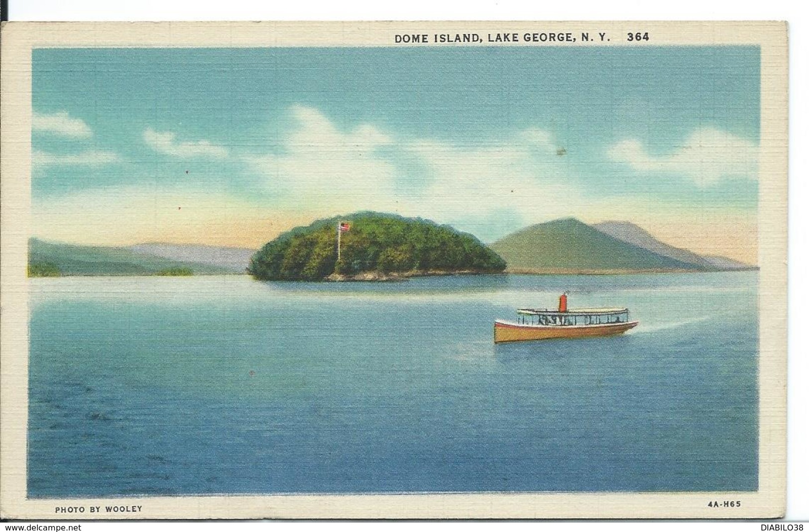 NEW-YORK   ( ETATS-UNIS )  LAKE GEORGE , DOME ISLAND - Lake George