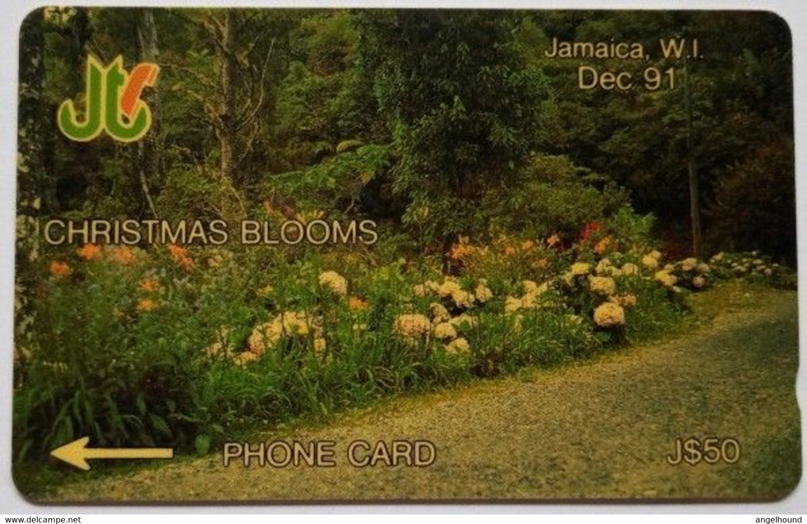 Jamaica  J$50  5JAMB  " Christmas Blooms " - Jamaica