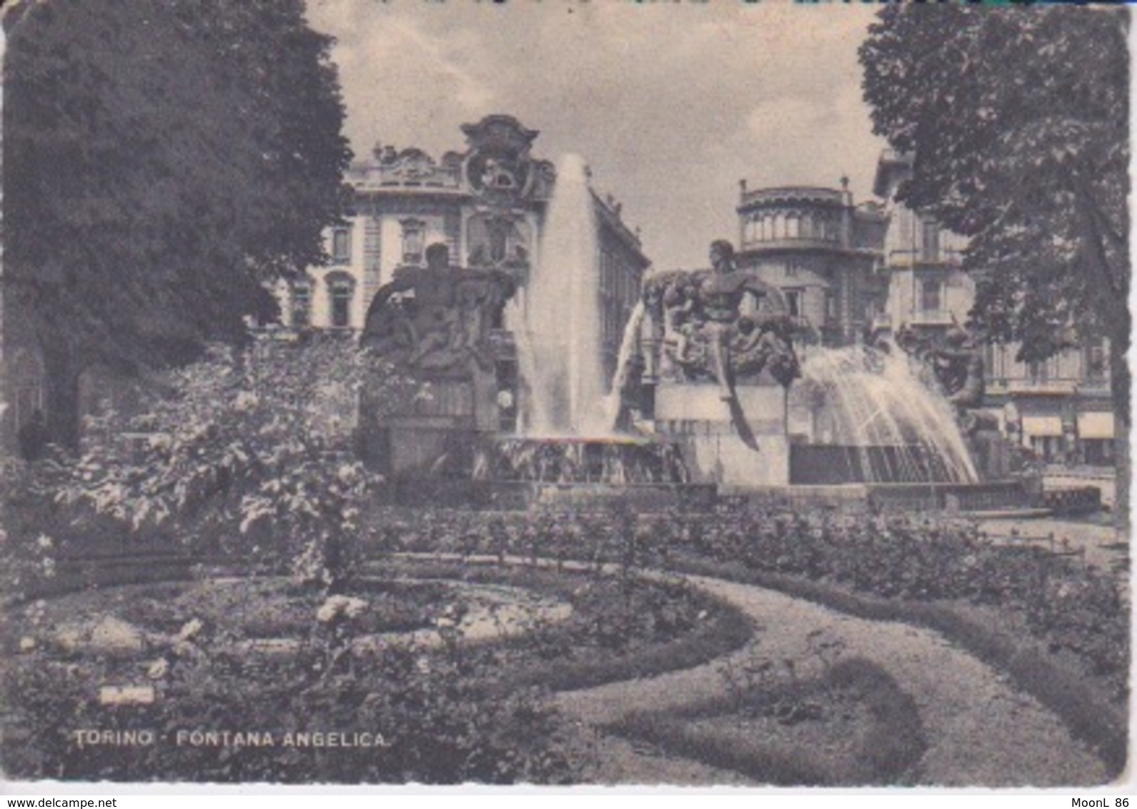 ITALIE -  TURIN - TORINO - FONTANA ANGELICA - Parques & Jardines