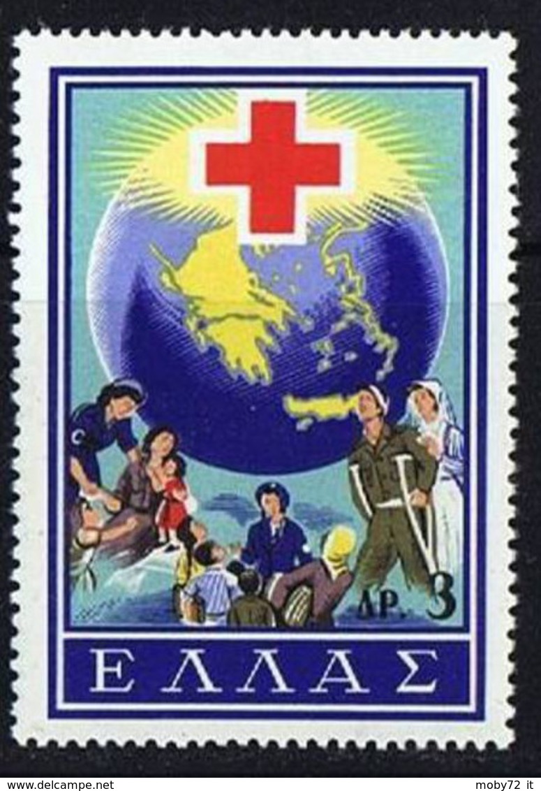 Grecia - 1959 - Nuovo/new MNH - Red Cross - Mi N. 718 - Salonicco