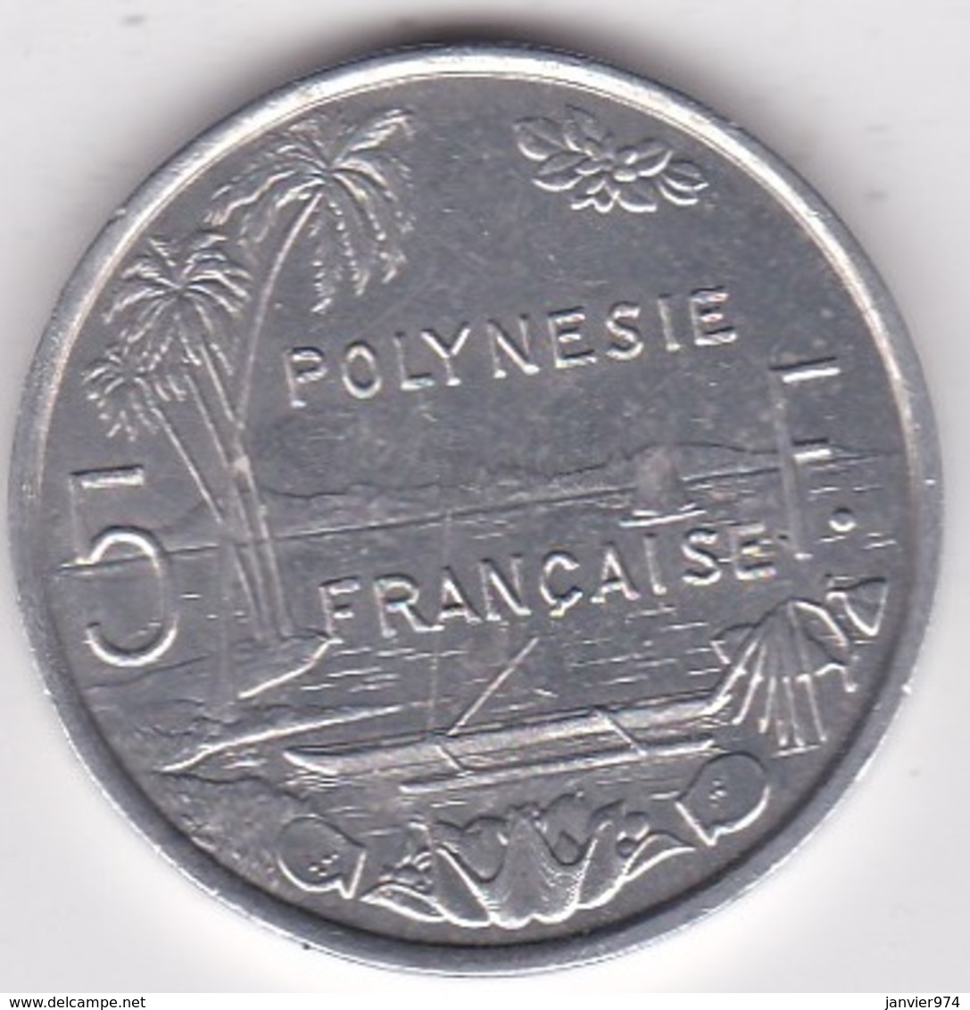 Polynésie Francaise . 5 Francs 1984, En Aluminium - Frans-Polynesië