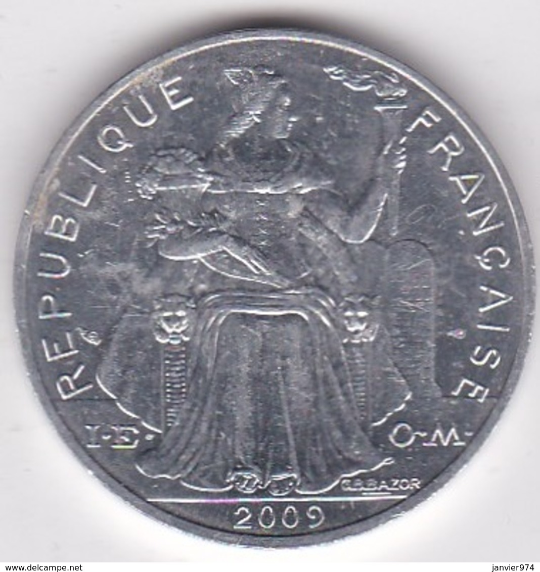 Polynésie Francaise . 5 Francs 2009, En Aluminium - Polynésie Française