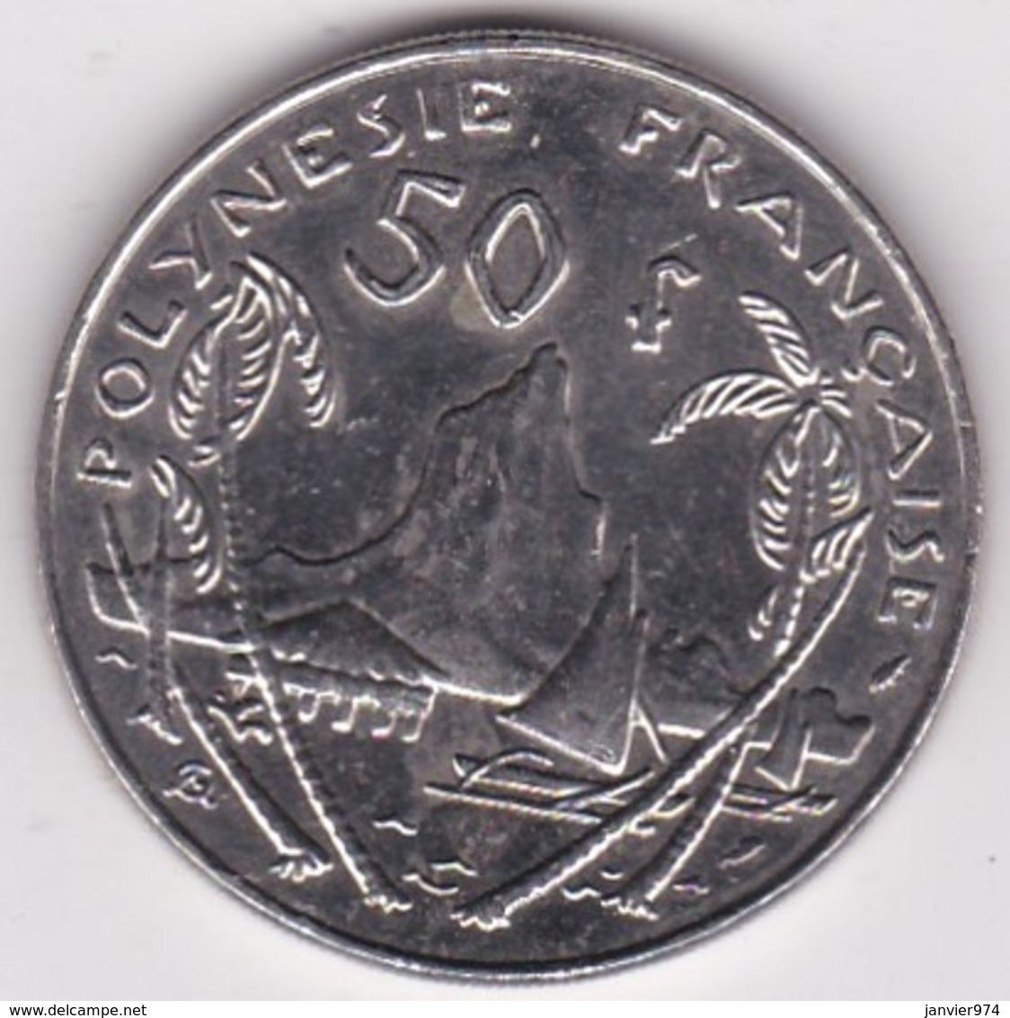 Polynésie Francaise . 50 Francs 1985, En Nickel - Frans-Polynesië