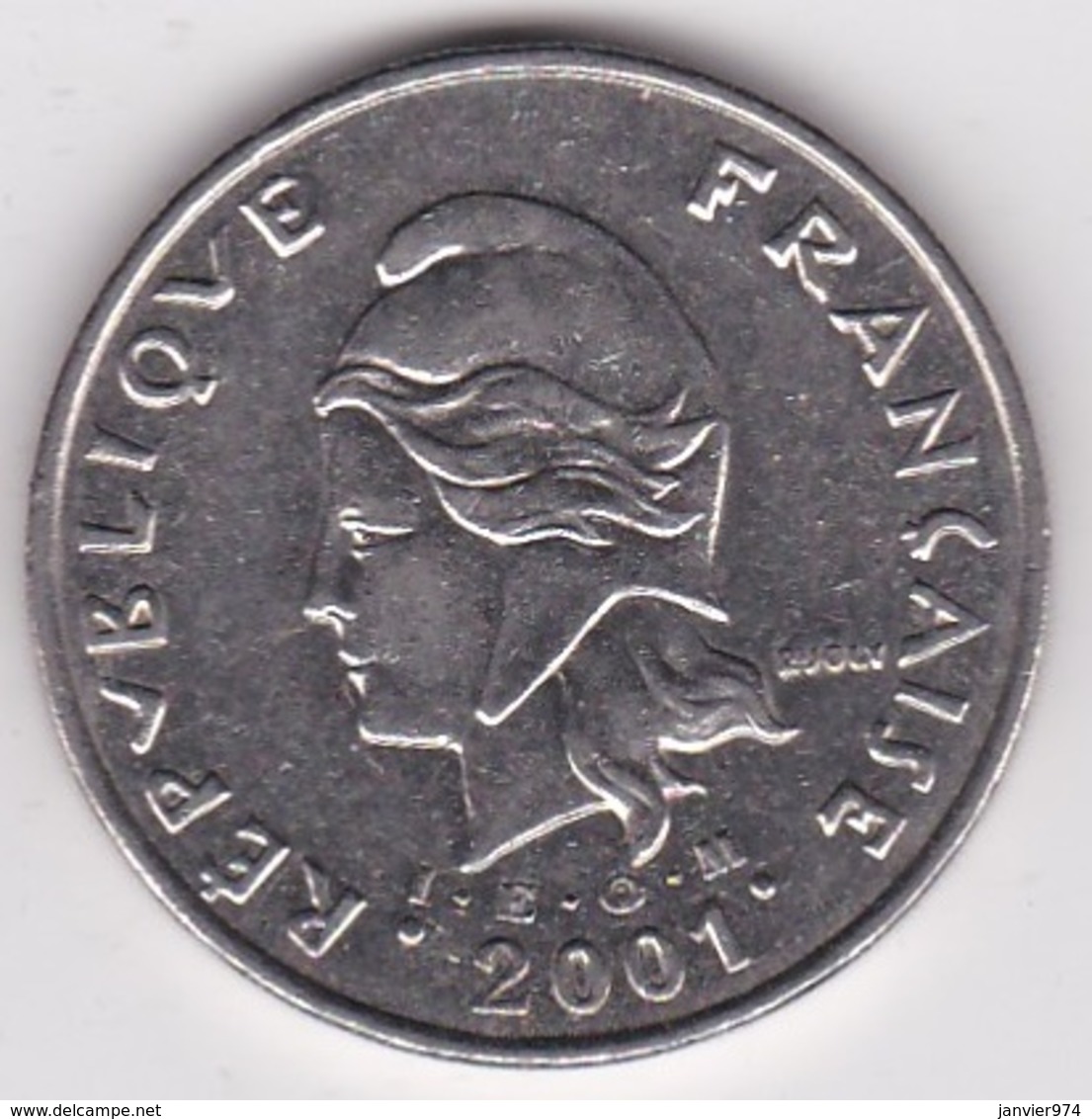 Polynésie Francaise . 50 Francs 2001, En Nickel - French Polynesia