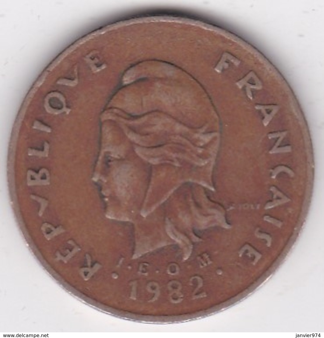 Polynésie Francaise . 100 Francs 1982, Cupro-nickel-aluminium - Französisch-Polynesien