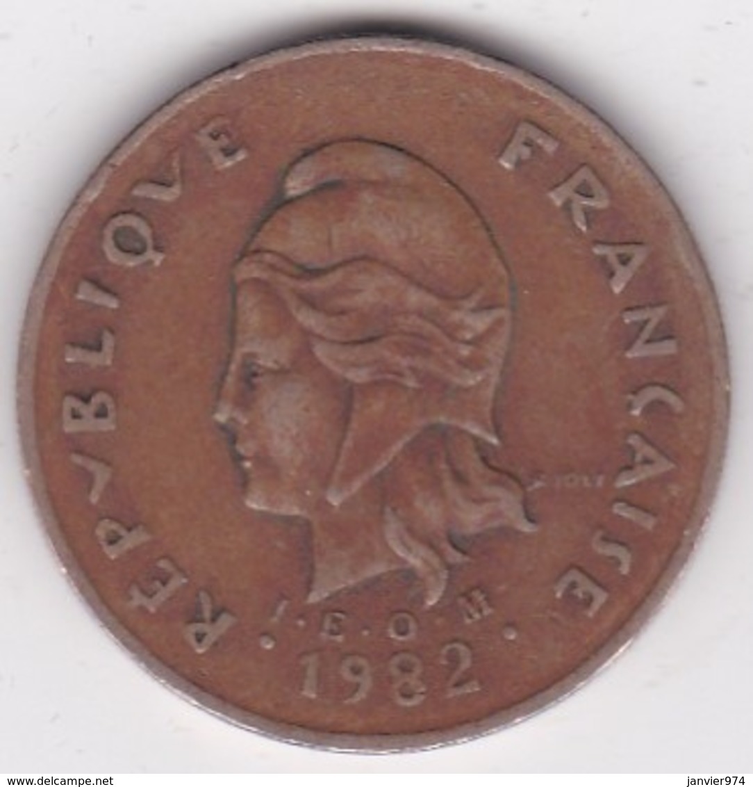 Polynésie Francaise . 100 Francs 1982, Cupro-nickel-aluminium - Polynésie Française