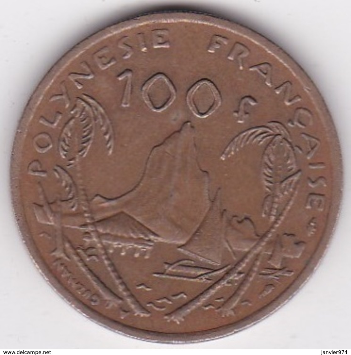 Polynésie Francaise . 100 Francs 1992, Cupro-nickel-aluminium - Französisch-Polynesien