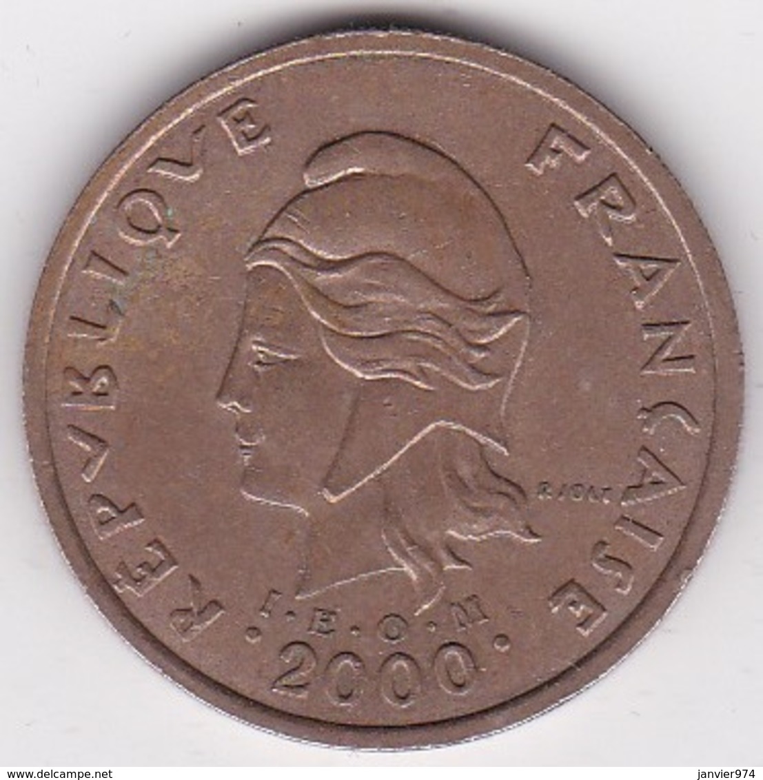 Polynésie Francaise . 100 Francs 2000, Cupro-nickel-aluminium - Polynésie Française