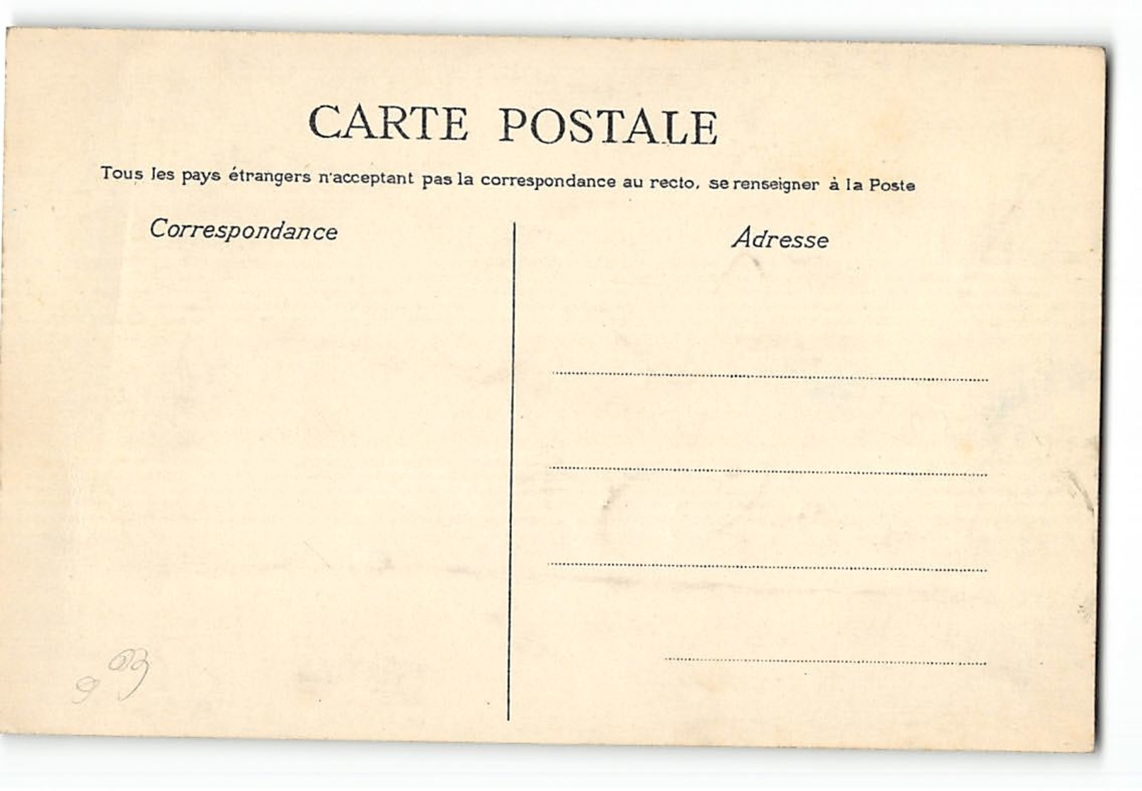 CPA Carte Peinte à La Main Par Abdoulaye - Autres & Non Classés