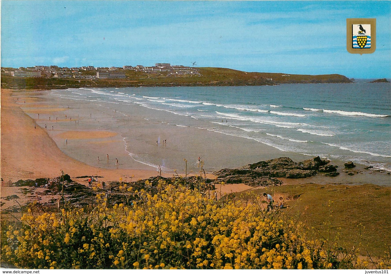 CPSM NEWQUAY - Fistral Beach And Pentire Headland   L3036 - Newquay