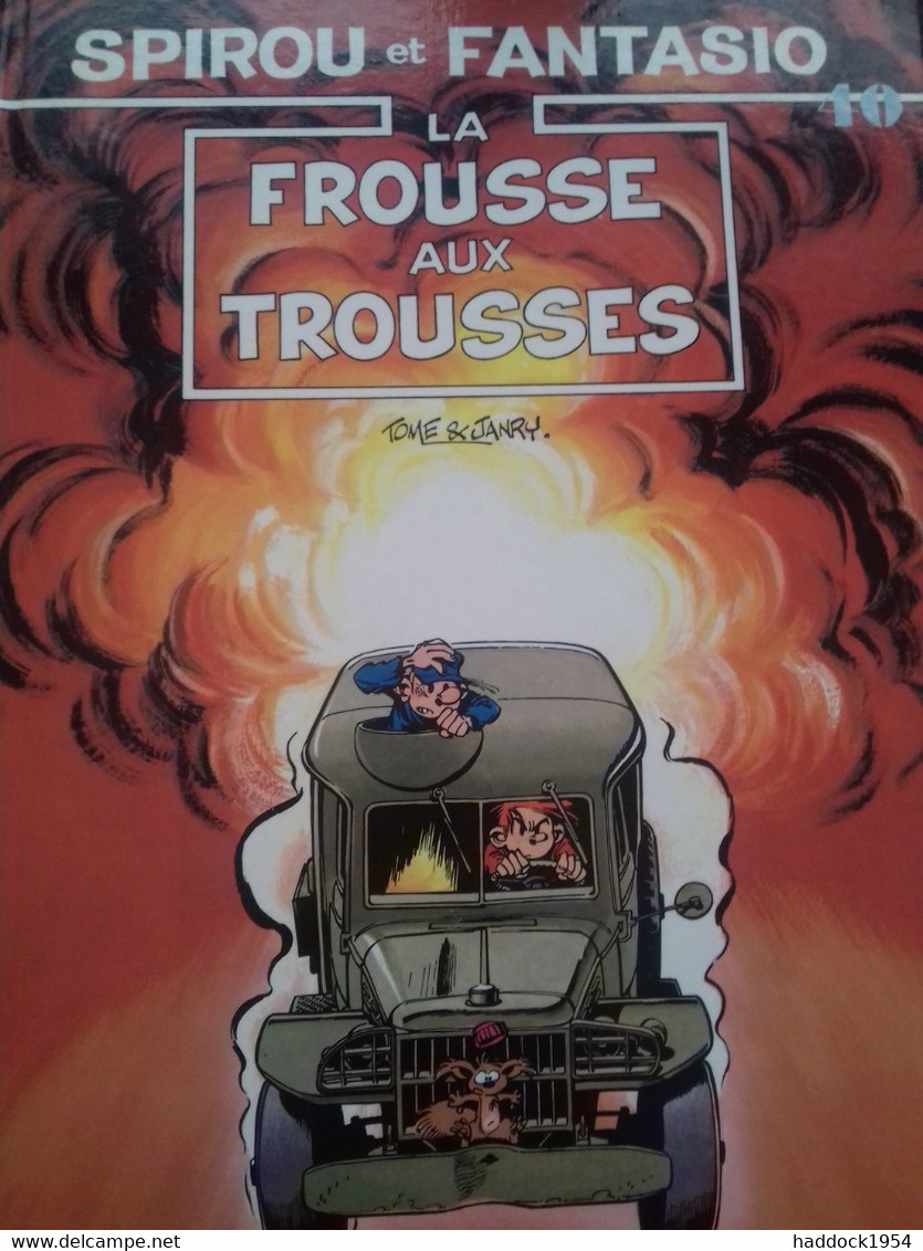 La Frousse Aux Trousses Spirou TOME Et JANRY Dupuis 1988 - Spirou Et Fantasio