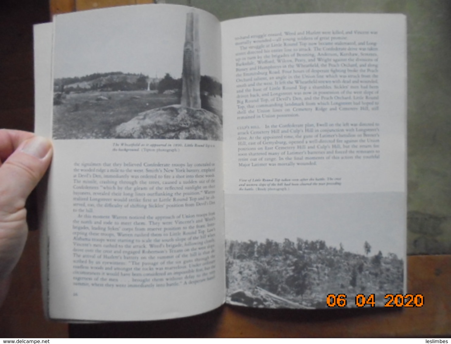 Gettysburg National Military Park, Pennsylvania By Frederick Tilberg. U.S. Department Of The Interior - Guerras Implicadas US