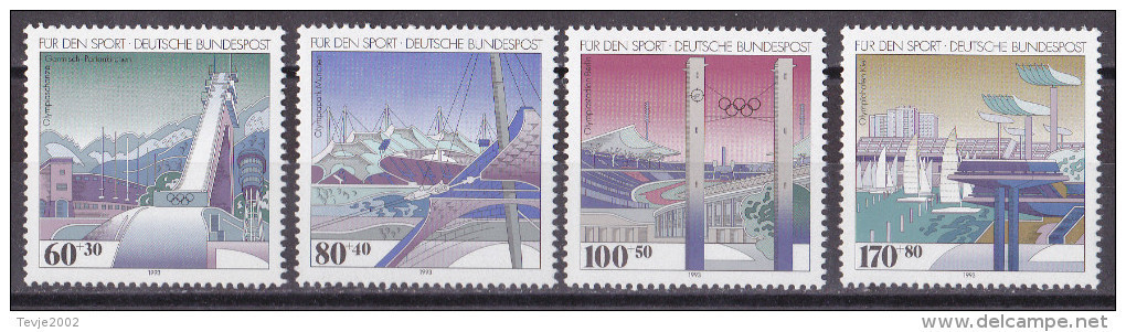 Ku_ Bund - Mi.Nr. 1650 - 1653 - Postfrisch MNH - Sport - Unused Stamps