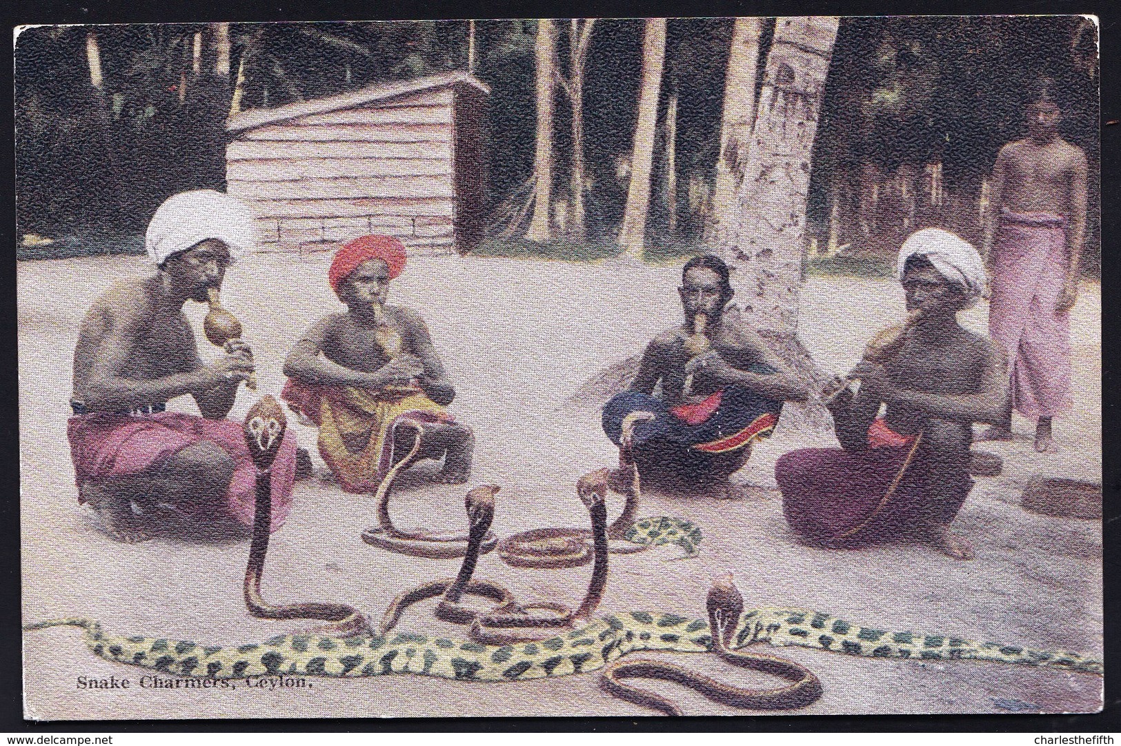 CEYLON - SNAKE CHARMERS - Sri Lanka (Ceylon)