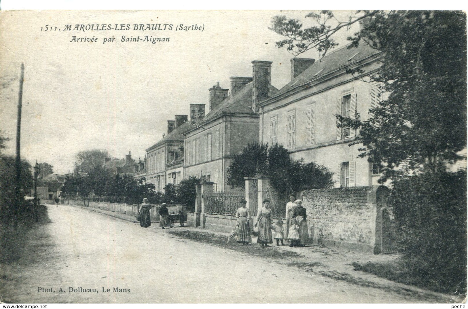 N°6840 T -cpa Marolles Les Braults -arrivée Par Saint Aignan- - Marolles-les-Braults