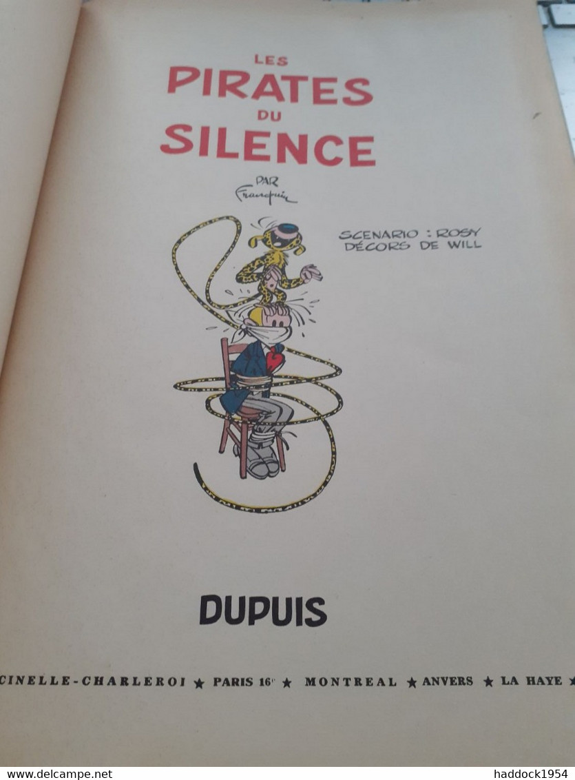 Les Pirates Du Silence Spirou ANDRE FRANQUIN Dupuis 1958 - Spirou Et Fantasio