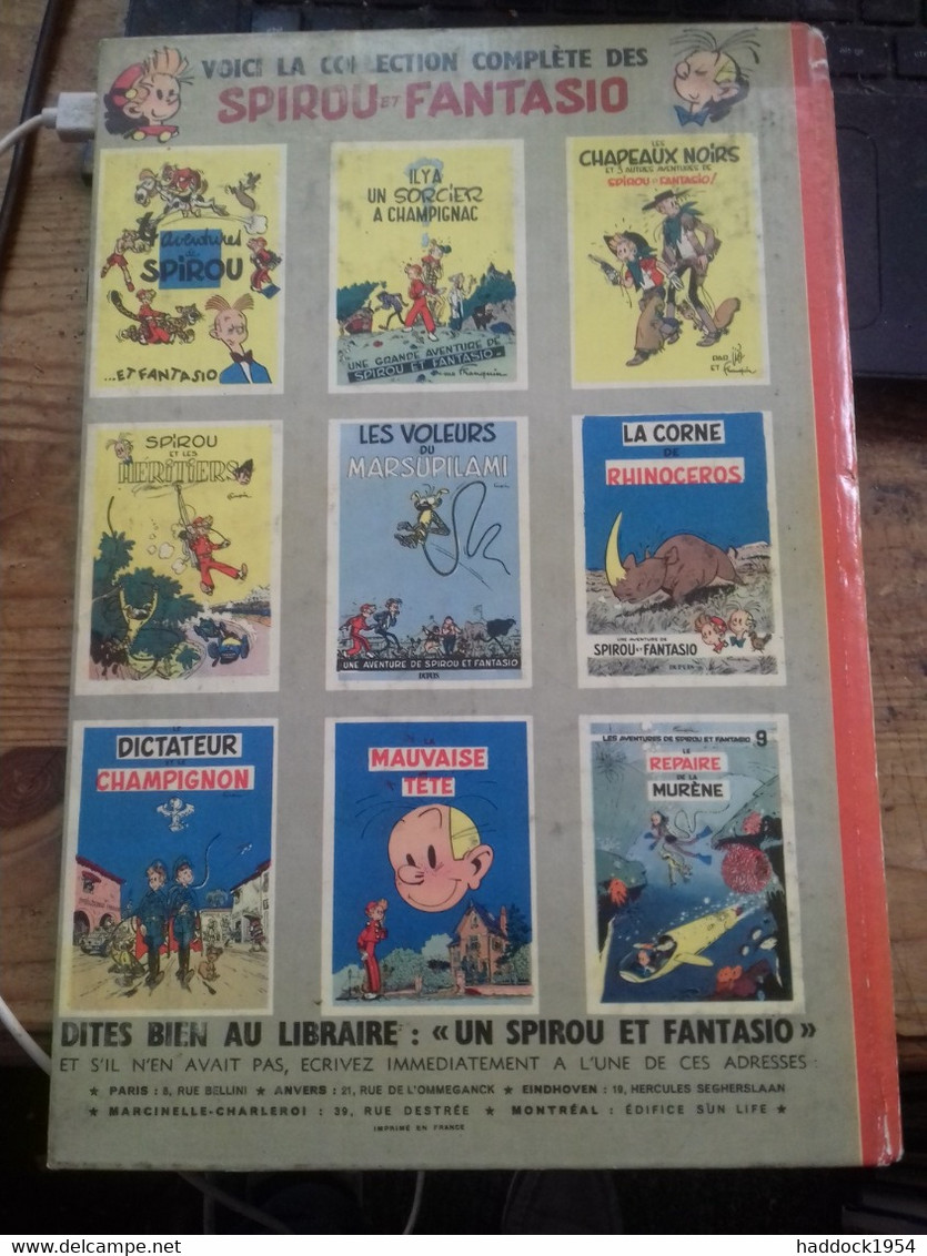 Les Pirates Du Silence Spirou ANDRE FRANQUIN Dupuis 1958 - Spirou Et Fantasio