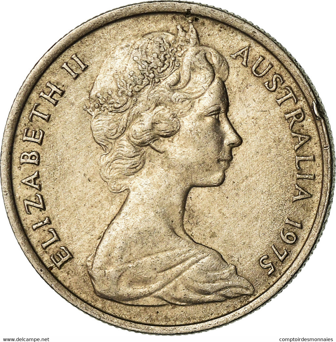 Monnaie, Australie, Elizabeth II, 5 Cents, 1975, TTB, Copper-nickel, KM:64 - 5 Cents