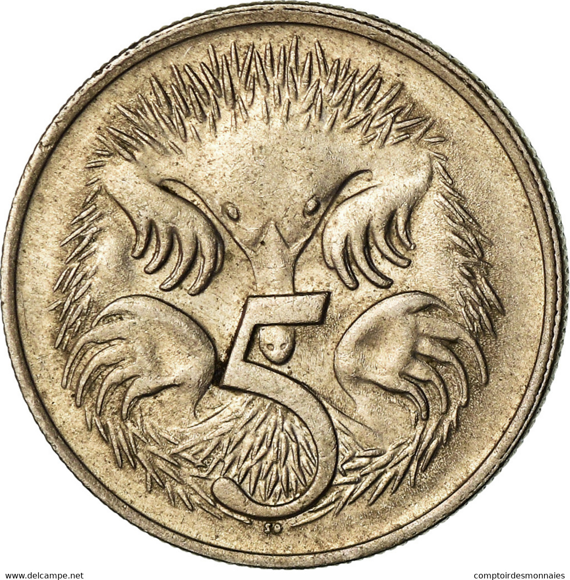 Monnaie, Australie, Elizabeth II, 5 Cents, 1975, TTB, Copper-nickel, KM:64 - 5 Cents