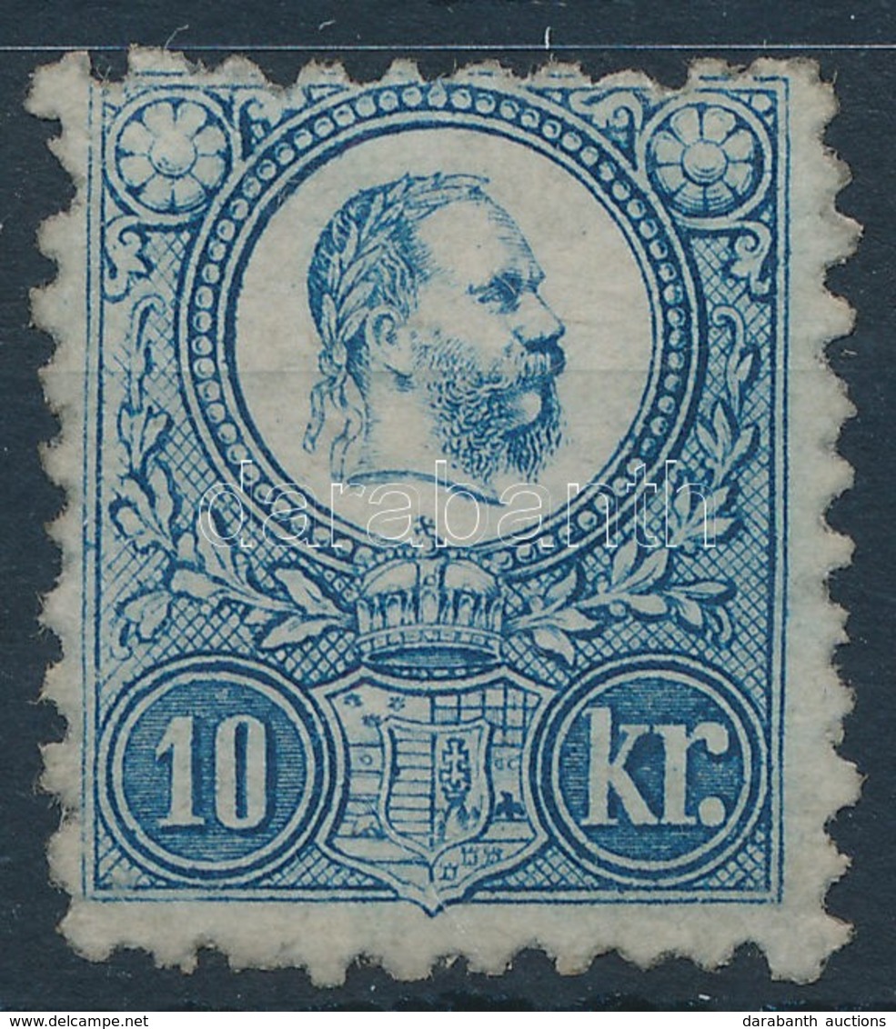 1871 Réznyomat 10kr Használatlan Bélyeg Javított Gumival (*100.000) / Unused Stamp With Repaired Gum - Sonstige & Ohne Zuordnung