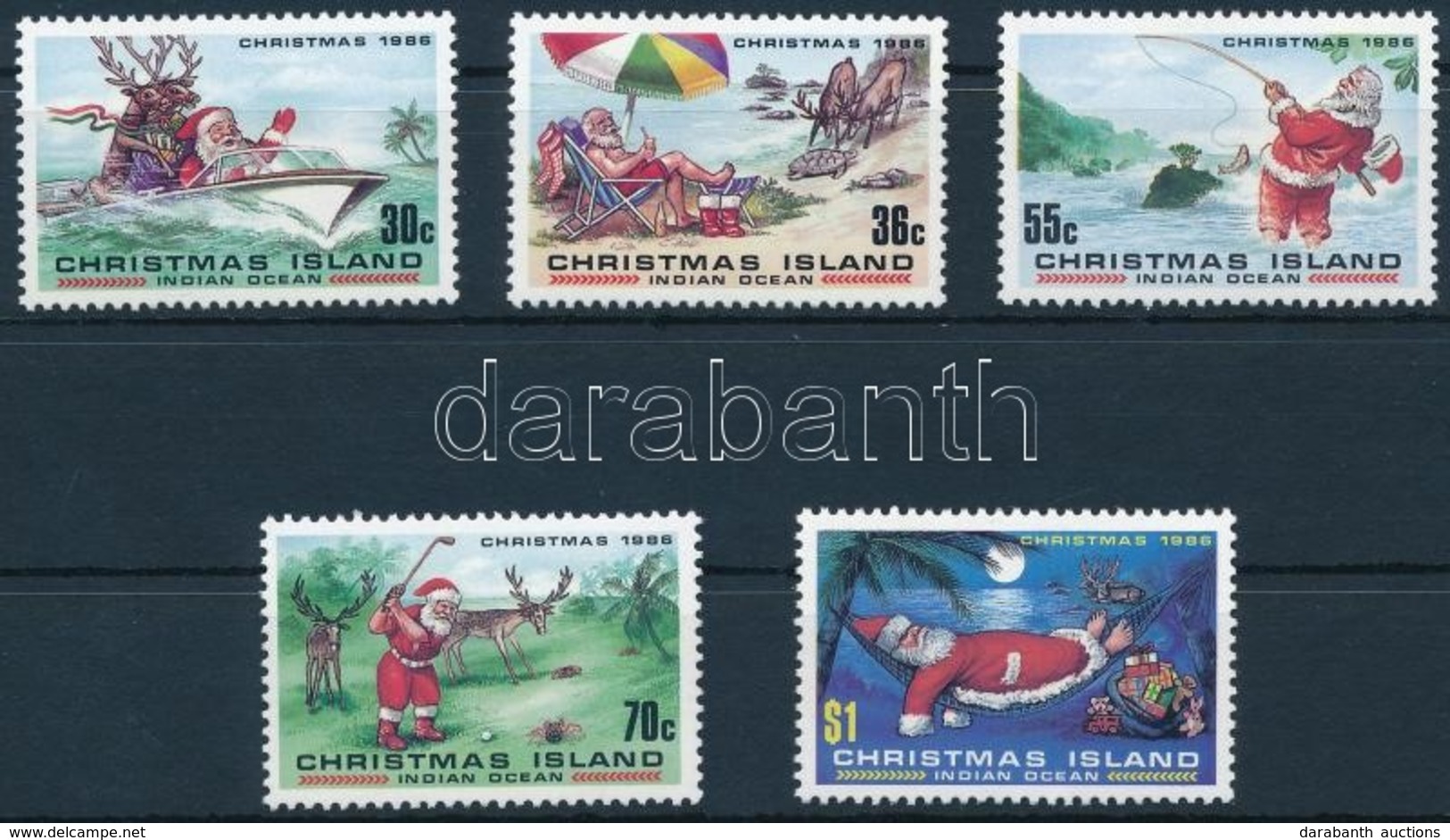 ** 1986 Karácsony Sor, Christmas Set Mi 226-230 - Sonstige & Ohne Zuordnung