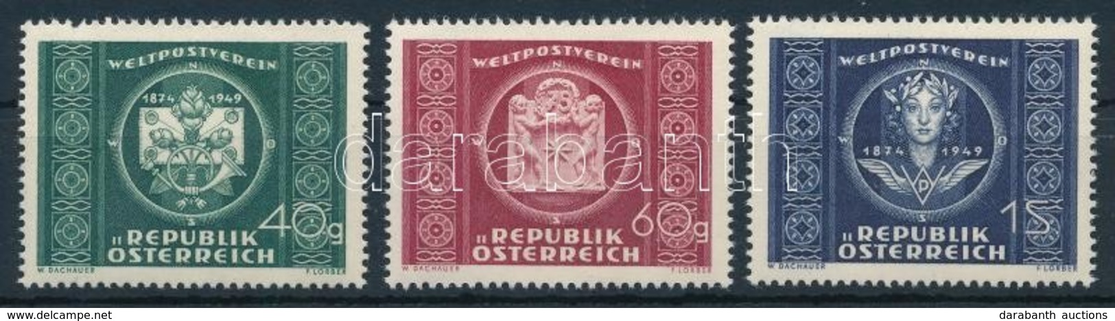 ** 1949 UPU Sor Mi 943-945 (Mi EUR 20,-) - Sonstige & Ohne Zuordnung