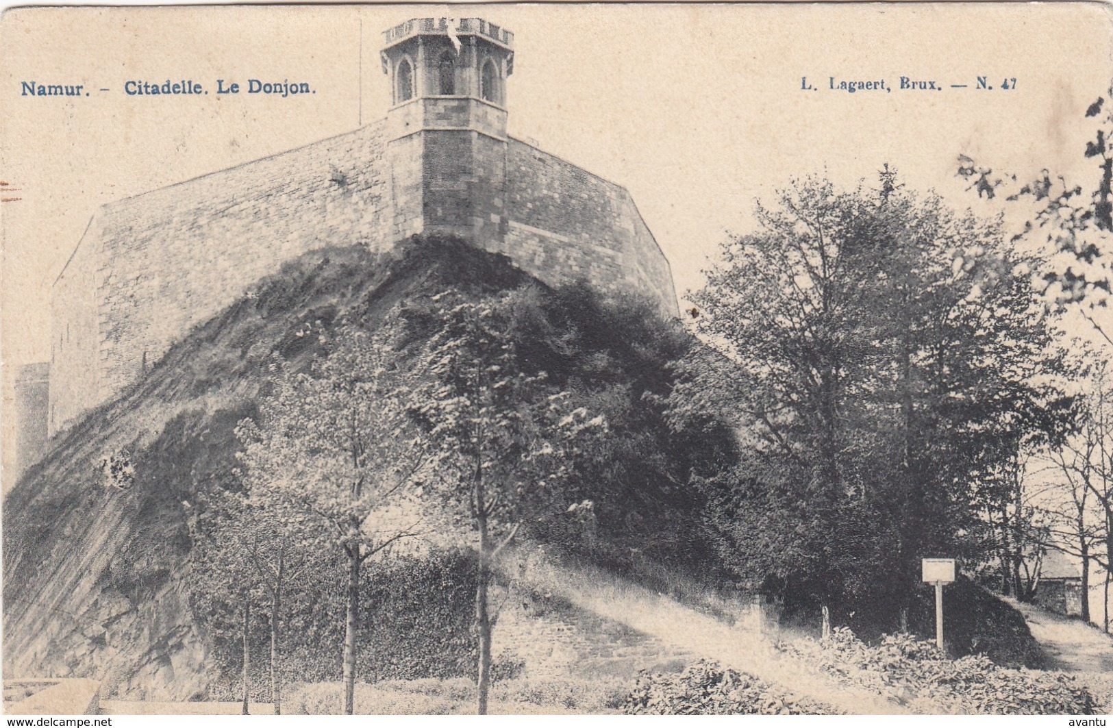 NAMUR / LE DONJON DE LA CITADELLE / EDIT LAGAERT  1906 - Namur