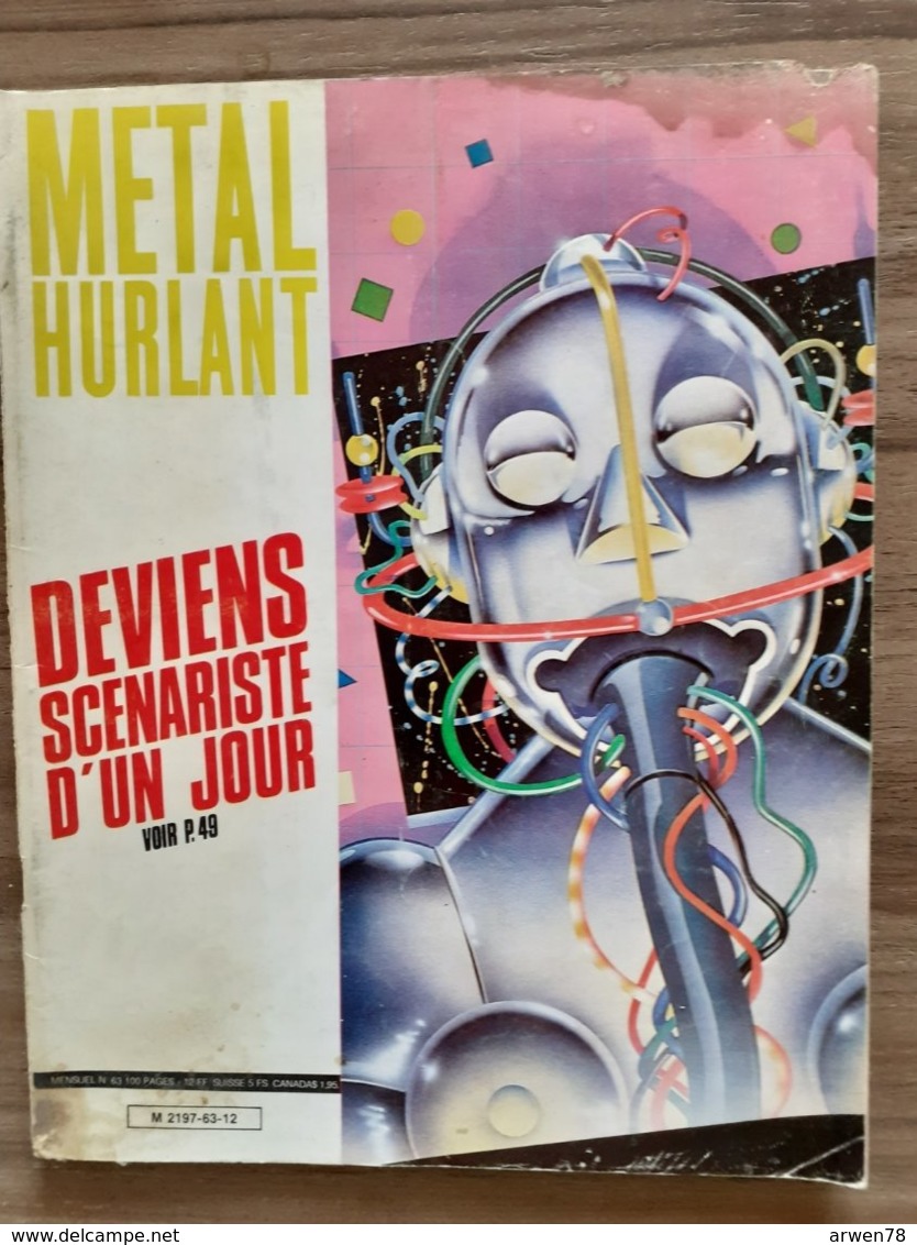 REVUE BANDE DESSINEE BD METAL HURLANT - Métal Hurlant