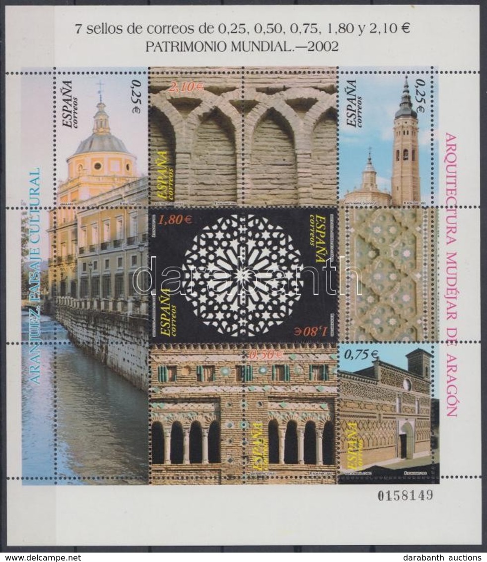 ** 2002 UNESCO-világörökség Kisív Mi 3784-3789 - Sonstige & Ohne Zuordnung