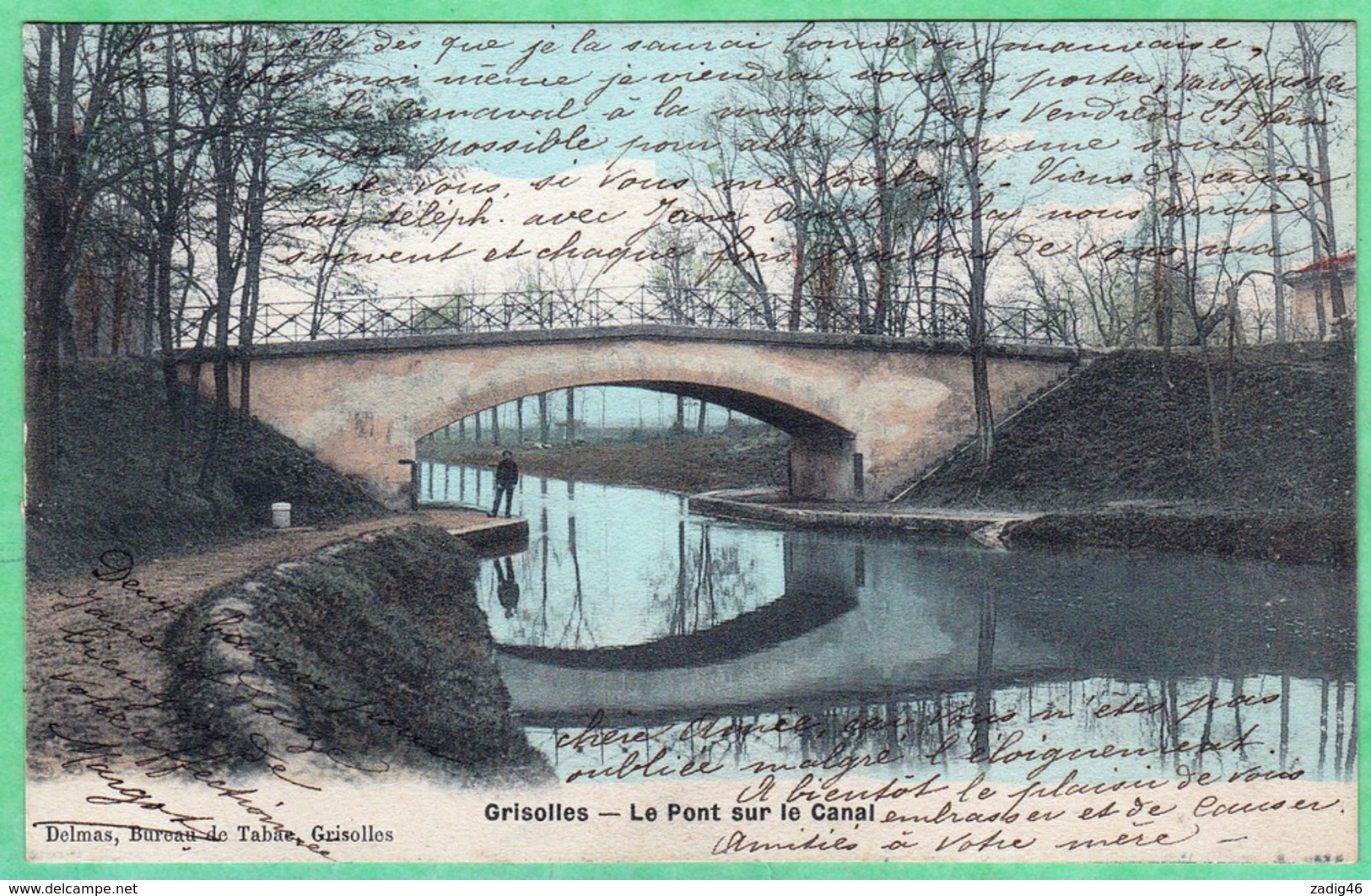 GRISOLLES - LE PONT SUR LE CANAL - Grisolles