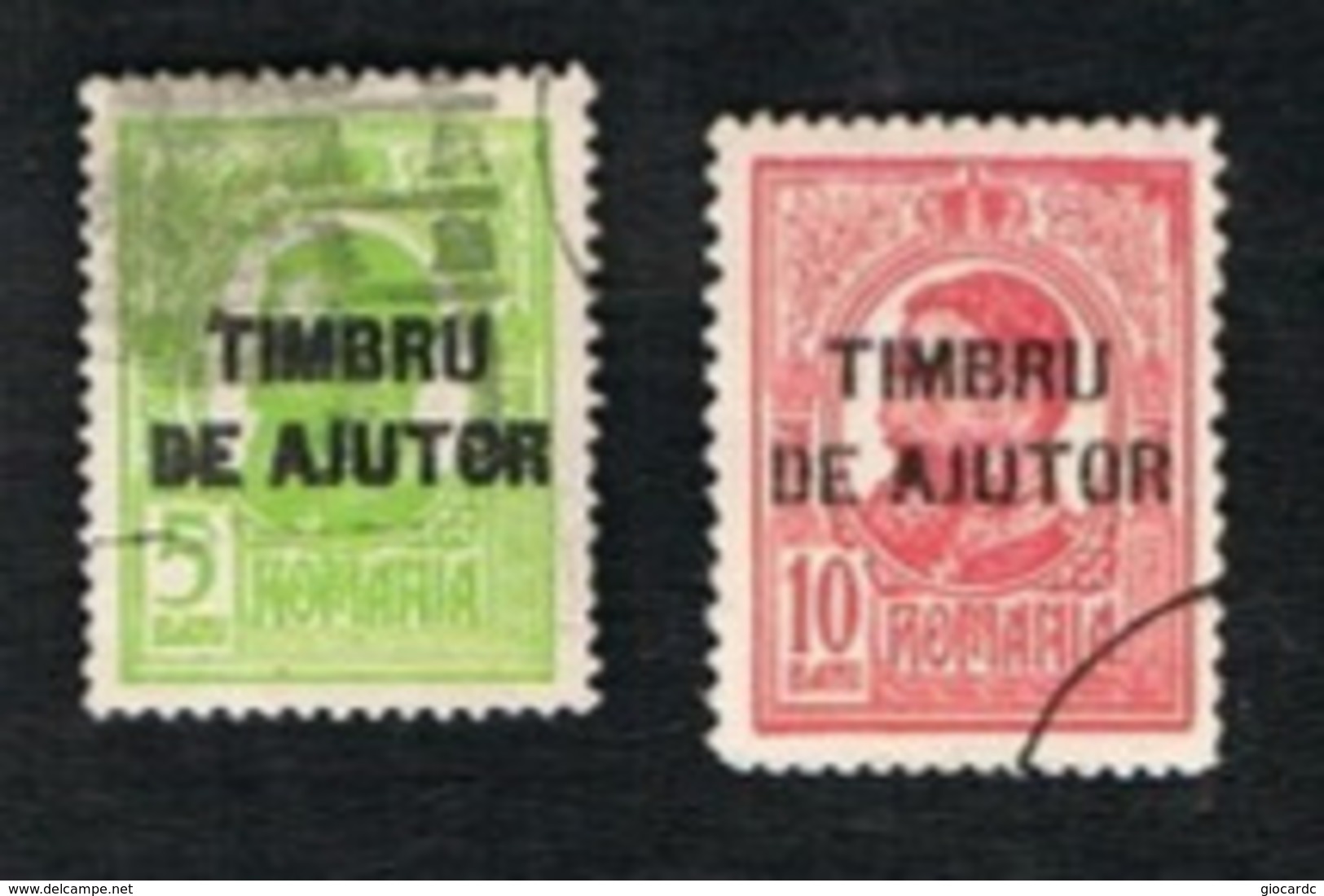 ROMANIA   - SG T638.639 -  1915 SOLDIERS FAMILIES FUND (COMPLET SET OF 2  OVERPRINTED)  - USED ° - Service