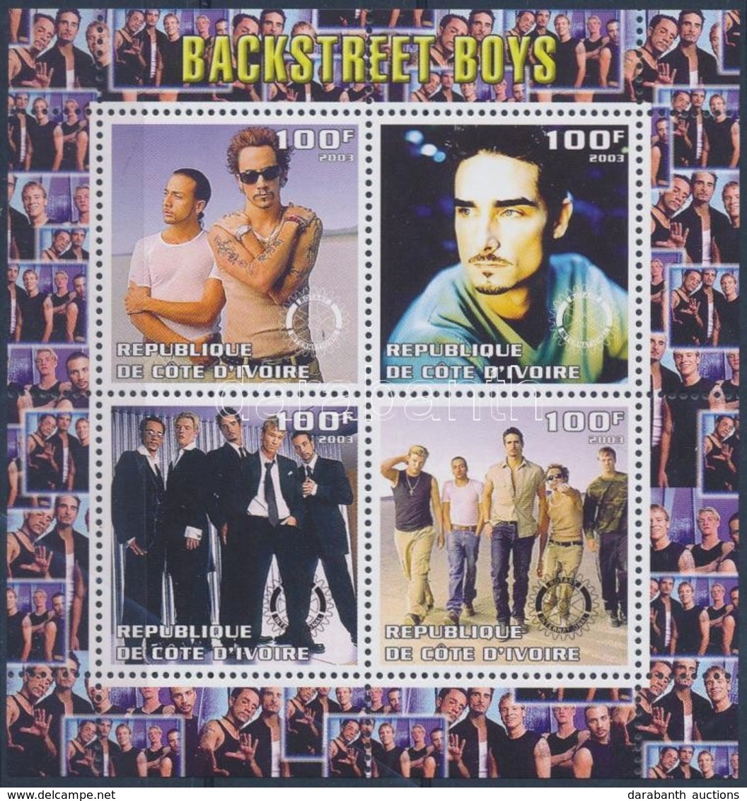 ** Elefántcsontpart 2003 Híres Zenekarok: Backstreet Boys Kisív - Sonstige & Ohne Zuordnung