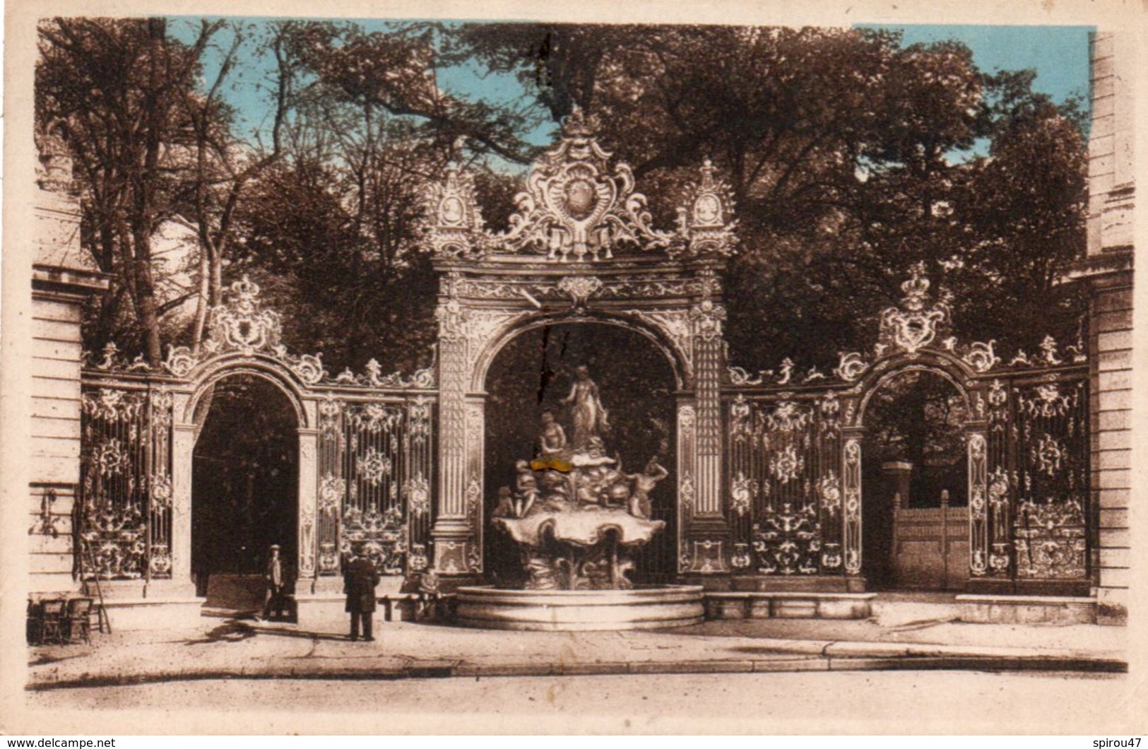 CPA NANCY - PLACE STANISLAS - FONTAINE D'AMPHITRITE - Nancy